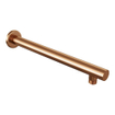 Brauer Copper Edition Regendoucheset inbouw - hoofddouche 30cm - 3 gladde knoppen - rechte wandarm - handdouche rond 3 standen - PVD - geborsteld koper SW374505