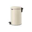 Brabantia NewIcon Pedaalemmer - 12 liter - kunststof binnenemmer - soft beige SW767516