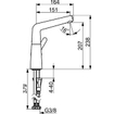 Hansa Designo wastafelkraan chroom SW204359