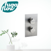 FugaFlow Eccelente Sobrado Badkamer Thermostatische Inbouwkraan - inbouwdeel - geborsteld rvs PVD SW1123337