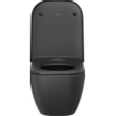Duravit Happy D.2 WC-zitting 43x35.9x4.3cm met softclose met quickrelease Kunststof Antraciet Mat SW297027