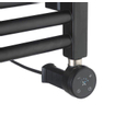 Crosswater MPRO Elektrische handdoekradiator - 140x50cm - 600 Watt - mat zwart SW670263