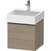 Duravit D-Neo wastafelonderkast 48.4x44x44.2cm 1 lade Eiken (terra) Mat SW641160