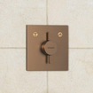 Hansgrohe Duoturn E inbouwkraan voor 2 functies brushed bronze SW918712