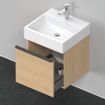 Duravit D-Neo wastafelonderkast 48.4x44x44.2cm 1 lade Natuur eiken Mat SW640810