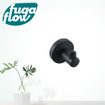 FugaFlow Eccelente Acces Handdoekhaak - enkel - rond - mat zwart SW1123209