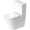 Duravit D-Neo staand toilet 37x65x40cm Wit Hoogglans SW640434