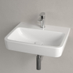 Villeroy & Boch O.novo wastafel onderzijde geslepen 55x46cm m.1 kraangat ceramic+ wit SW448370