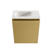 MONDIAZ TURE-DLUX 40cm toiletmeubel Oro. EDEN wastafel Ostra positie links. Zonder kraangat. SW1104960