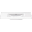 Duravit D-Neo wastafel met wondergliss 100.5x48x17cm 1 kraangat rechthoek Keramiek Wit SW640555