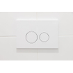 Geberit Inbouwreservoir - UP320 - QeramiQ push bedieningsplaat - dualflush - ronde knoppen - kunststof wit glans SW976091