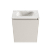 MONDIAZ TURE-DLUX 40cm toiletmeubel Linen. EDEN wastafel Ostra positie midden. Zonder kraangat. SW1104897