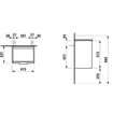 Laufen Base Pro S wastafelonderbouwkast 41.5x32x53cm scharnierzijde R 1 deur. 1 glasplaat hout wit glanzend SW157444