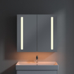 Villeroy & Boch My view spiegelkast 80x75 cm. 2 deuren en led verlichting 1024980