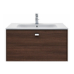 Duravit ME by Starck meubelwastafel 83x49cm met 1 kraangat met overloop met wondergliss wit SW29534