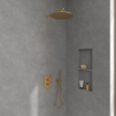 Villeroy & Boch Universal Showers hoofddouche - 35cm - Rond - Brushed Gold (goud) SW974344