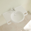 Villeroy en Boch O.novo Vita wastafel Vita met 1 kraangat met overloop 80x55cm ceramic+ wit 1025046