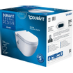 Duravit Starck 3 pack wandcloset met spoelrand diepspoel wit SW70152