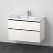 Duravit D-Neo meubelset m. wastafelonderbouwkast m. 2 laden m. softclose 100x20x48cm incl. wastafel wit hoogglans SW642227