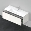 Duravit D-Neo wastafelonderkast 121x44x46.2cm 1 lade wit Hoogglans SW640788