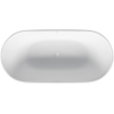 Duravit Luv vrijstaand bad 180x85cm met afvoer/overloop wit SW228003