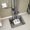 Sanibroyeur Sanicubic 1 multifunctionele tweepomps afvalwaterinstallatie 0620031