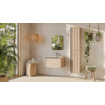 Differnz Elin Wastafelonderkast - 60x35.5x45.8cm - licht eiken SW1236917