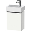 Duravit D-Neo wastafelonderkast 36.4x44x22.2cm Linksdraaiend 1 deur wit Mat SW640545