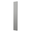 Plieger Cavallino Retto designradiator verticaal dubbel middenaansluiting 2000x298mm 905W parelgrijs (pearl grey) 7255349