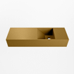 Mondiaz TYNE Fontein - 70x23x12cm - wasbak Rechts - zonder kraangaten - solid surface - Oro SW1026103