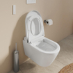 Duravit SensoWash D-Neo douchewc compact rimless diepspoel 37.8x57.7cm met closetzitting wit SW962033