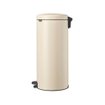 Brabantia NewIcon Pedaalemmer - 30 liter - kunststof binnenemmer - soft beige SW1026541
