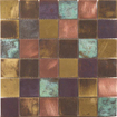 Dune Ceramic Mosaics Mozaiektegel 29.8x29.8cm Bronzo 8mm Mat/glans Bont Multicolor SW798673