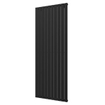 Plieger Cavallino Retto designradiator verticaal enkel middenaansluiting 2000x754mm 1666W donkergrijs structuur 7255342