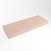 Mondiaz TOP 51 Vrijhangend Topblad - 140x51x12cm - geschikt voor waskom - Solid surface - Rosee SW1021369