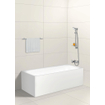 Hansgrohe Crometta vario doucheset 65cm met zeepschaal wit chroom SW73216