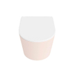 MONDIAZ LAVIE wandclosetpack - 36x53cm - diepspoel - rimless - Rosee (roze) - softclose - quick-release - toiletzitting - Talc (offwhite) SW1208792