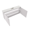 MONDIAZ TURE-DLUX 120cm toiletmeubel Cale. EDEN wastafel Ostra positie midden. Met 1 kraangat. SW1104768