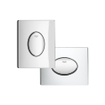 GROHE Skate air WC bedieningsplaat enkele spoeling verticaal chroom 0729128