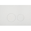 QeramiQ Dely Toiletset - 36.3x51.7cm - diepspoel - rimless - Geberit UP320 Burda inbouwreservoir - softclose toiletzitting - glans witte bedieningsplaat - ronde knoppen - wit mat SW1102470