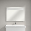 Villeroy & Boch More To See spiegel met geïntegreerde LED verlichting horizontaal 3 voudig dimbaar 100x75x4.7cm 1024969