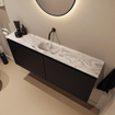 MONDIAZ TURE-DLUX 120cm toiletmeubel Urban. EDEN wastafel Glace positie midden. Zonder kraangat. SW1103153