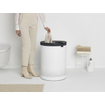 Brabantia Wasbox - 55 liter - kunststof deksel - uitneembare waszak - wit SW767539