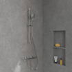 Villeroy & Boch Verve Showers Glijstangset met drie functies voor wandmontage - chroom SW974369