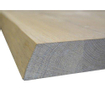 HR badmeubelen Badplank - 88x20x2cm - met voorzijde boomstamkant 88x2x20 cm - naturel SW369719