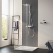 GROHE Euphoria smartcontrol Regendoucheset Opbouw - hoofddouche vierkant 31cm - handdouche staaf - chroom SW209453