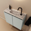 MONDIAZ TURE-DLUX 60cm toiletmeubel Greey. EDEN wastafel Glace positie midden. Met 1 kraangat. SW1103279