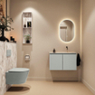 MONDIAZ TURE-DLUX 80cm toiletmeubel Greey. EDEN wastafel Glace positie rechts. Zonder kraangat. SW1103321