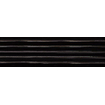 Vtwonen Tegels Rib Wandtegel - 13x45cm - 9mm - Witte scherf - Azabache (Zwart) SW1174874