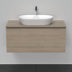 Duravit D-Neo wastafelonderkast 100x45.9x55cm 1 lade Eiken (terra) Mat SW641167